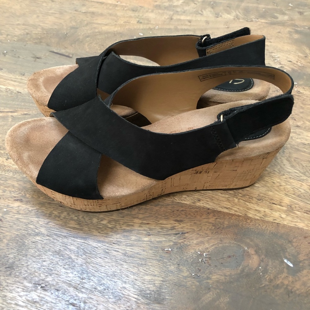 Clarks Artisan Wedge Sandals